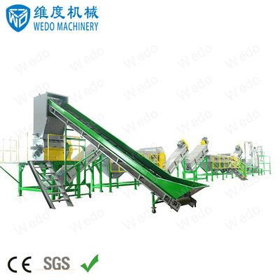 Waste HDPE Milk Bottle Plastic Recycling Washing Machine HDPE Plastic Recycling Machine